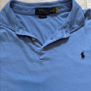 Polo by Ralph Lauren Sky Blue Men's Polo with Navy Pony XXL